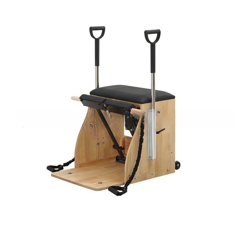 Pilates Yoga Chair - Sedia stabilizzatrice in acero bianco Sedia