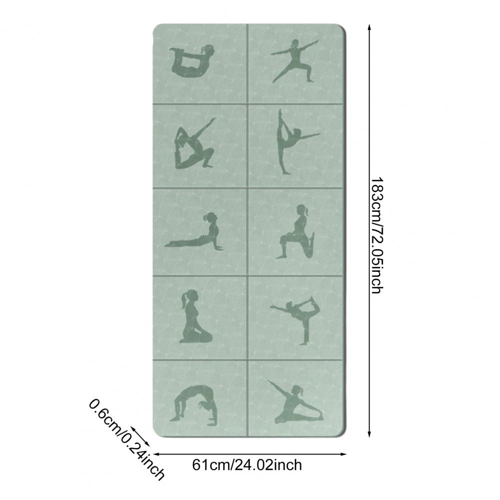 Pilates Yoga For Beginners - Tappetino Yoga Pieghevole Extra Portatile, Spesso