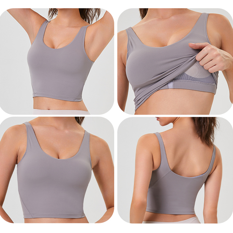 Pilates Yoga Clothes - Gilet da yoga da donna allenamento