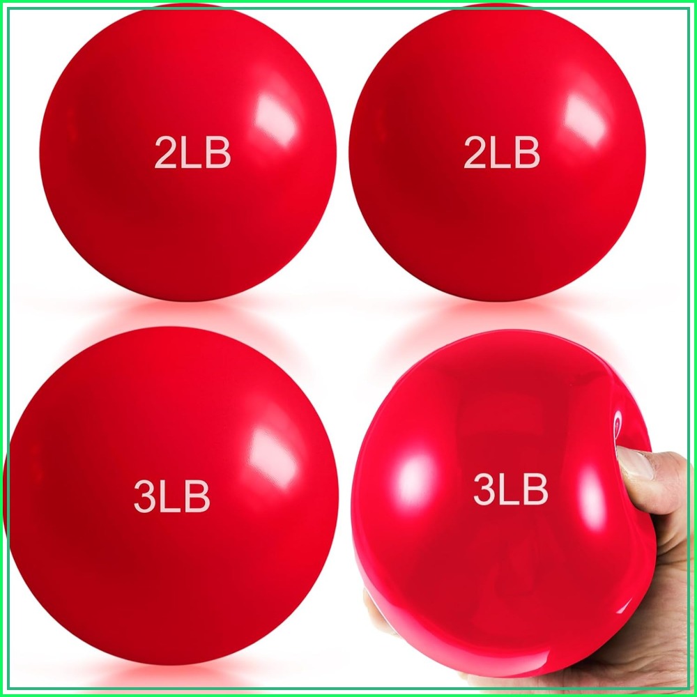 Pilates Yoga Tone - Palle tonificanti pesate da 0,5-2,3 kg