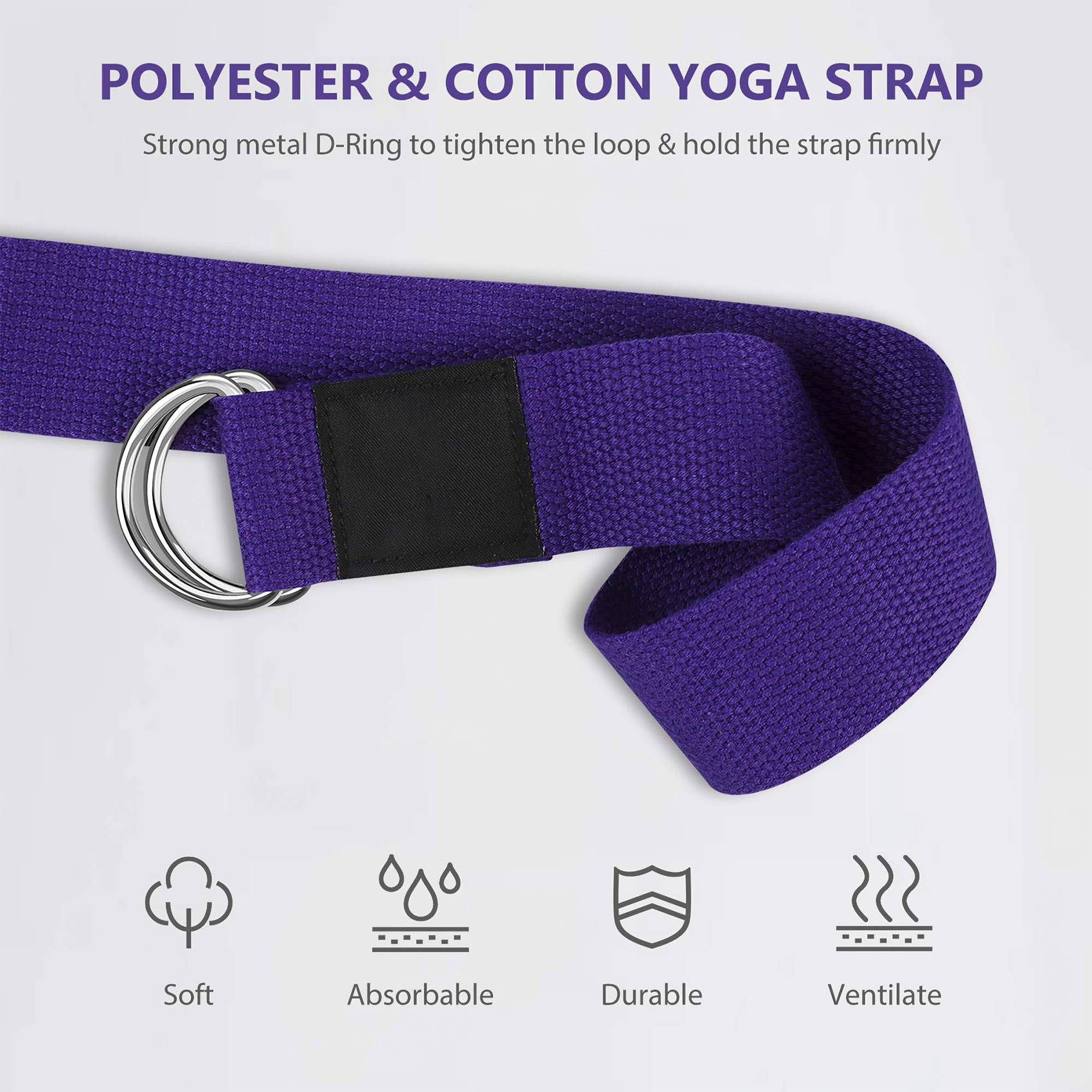 Pilates Yoga Tone - Set di blocchi e cinghie per