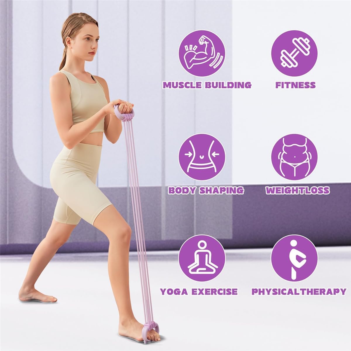 Fasce di Resistenza a Forma di - Pilates Yoga Tone recensione e prezzo