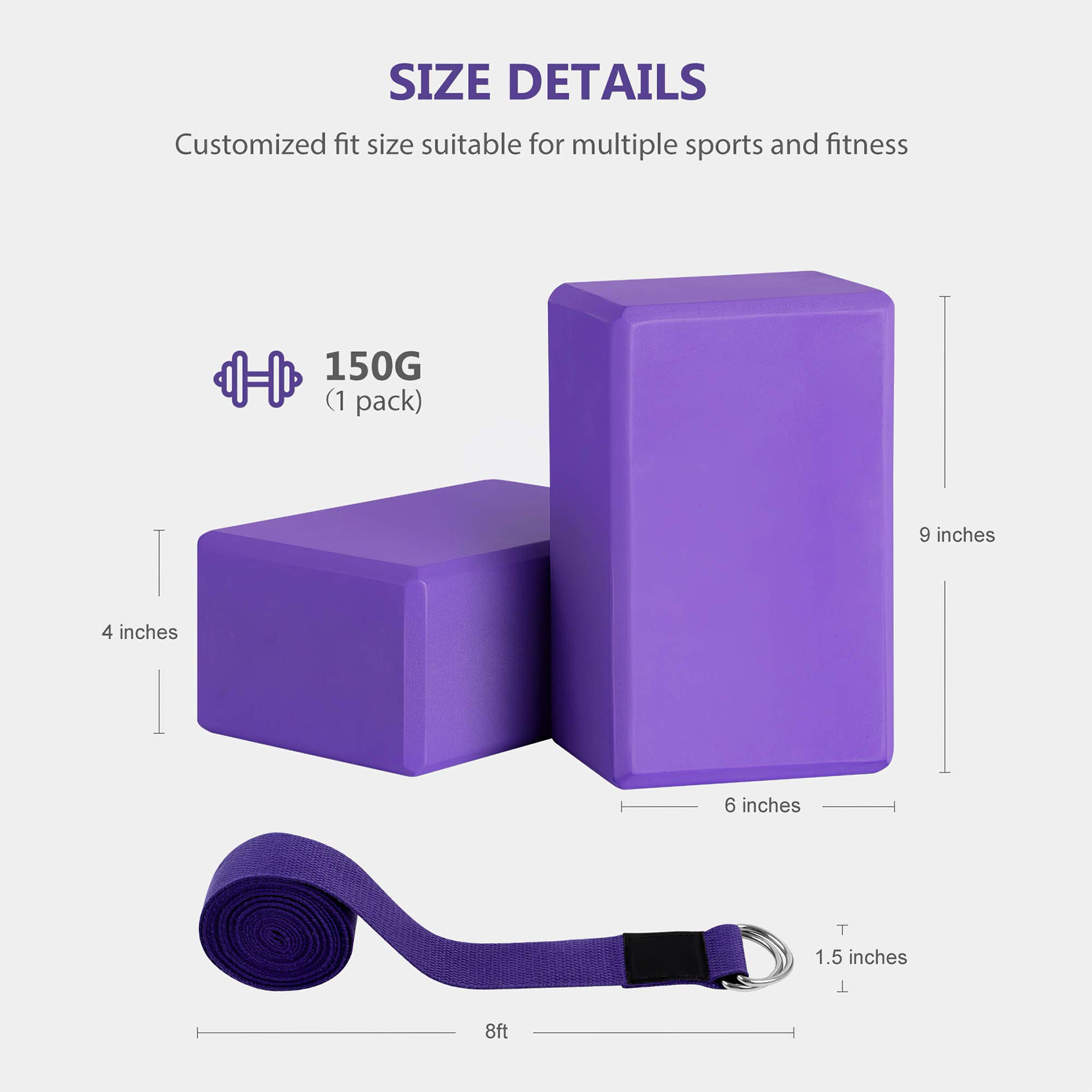 Set di blocchi e cinghie per y - Pilates Yoga Tone recensione e prezzo